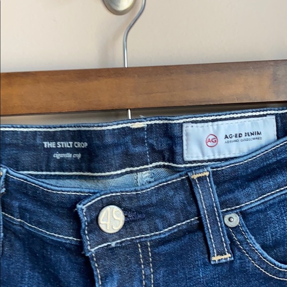 AG Adriano Goldschmied Jeans The Stilt Crop Raw Step Hem 28 - Picture 6 of 9